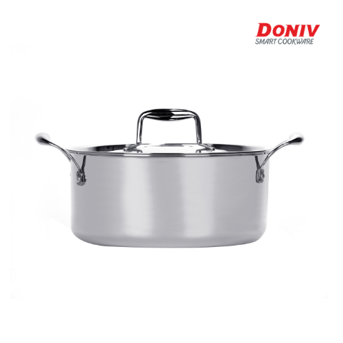 Doniv Titanium Triply Stainless Steel Sauce Pot with Cover